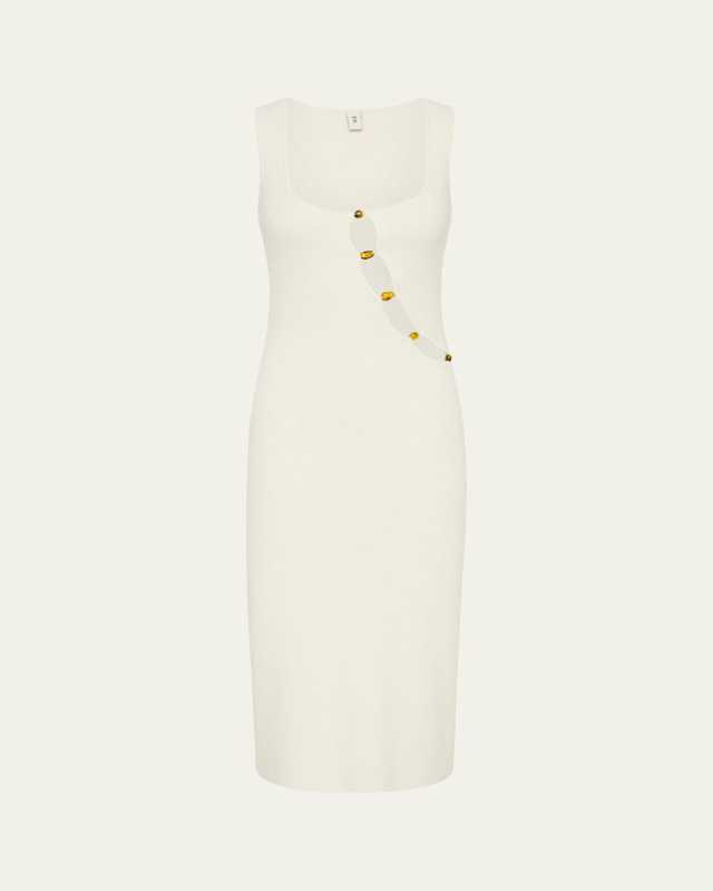 Chiara Beaded Knit Midi Dress